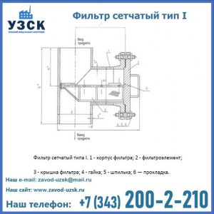 Фильтр сетчатый ФС по Т-ММ-11-2003 в Новошахтинске