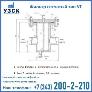 Фильтр сетчатый ФС по Т-ММ-11-2003 в Новошахтинске